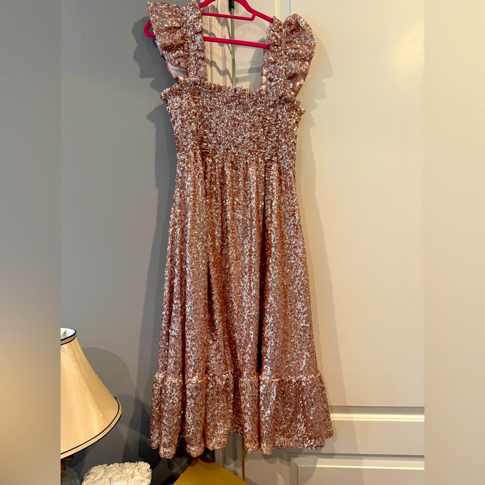 Pink sequin Hill House Ellie